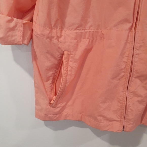 Retro 80's/90's Northern Reflections Lightweight Peach Nylon  Anorak/Raincoat - Picture 3 of 13